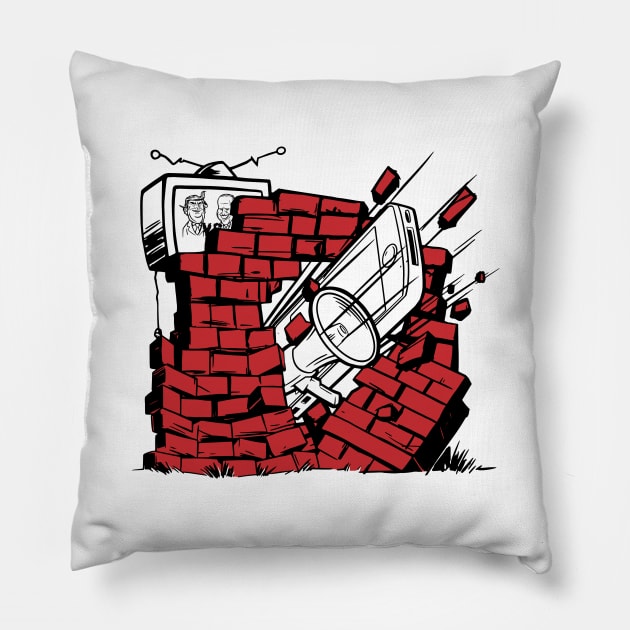 FREEDOM OF SPEECH Pillow by madeinchorley