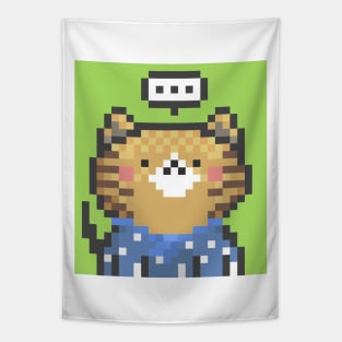 Pixel Cat 116 Tapestry