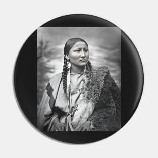 Native American woman war chief Pin