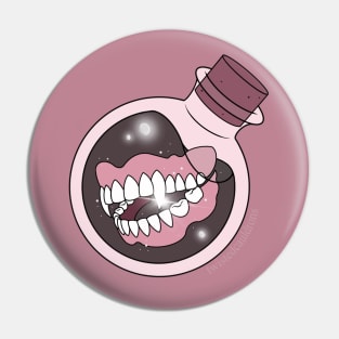 Vampire Dentures Pin