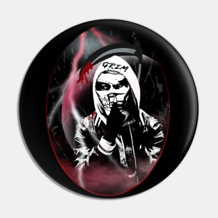 Grim Reaper Shhh Pin