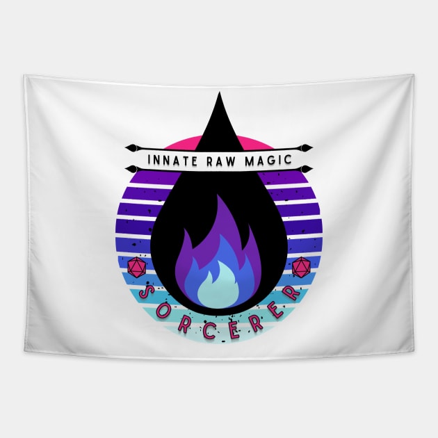 Sorcerer Sunset Tapestry by DTwntyDesigns