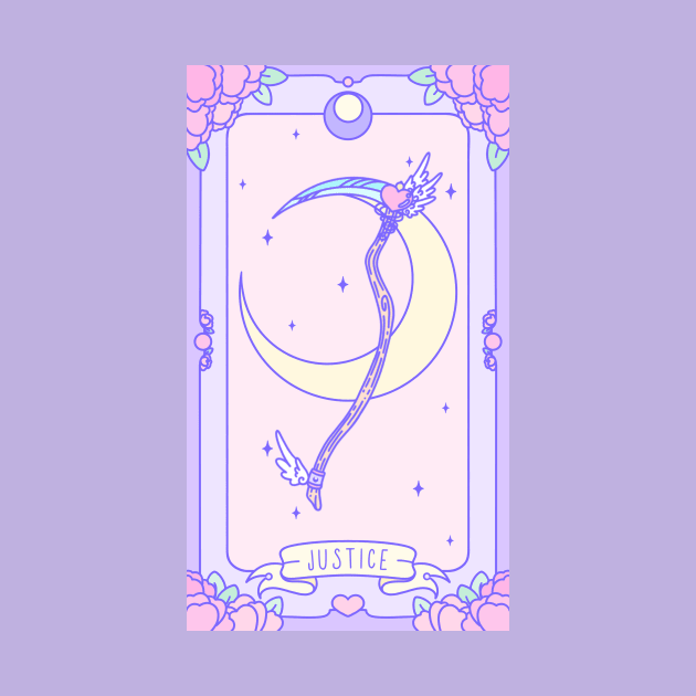 Justice - Pastel Tarot Deck by Cosmic Queers