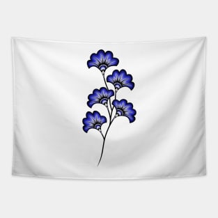 Bouquet of Blue Hibiscus Flowers Tapestry