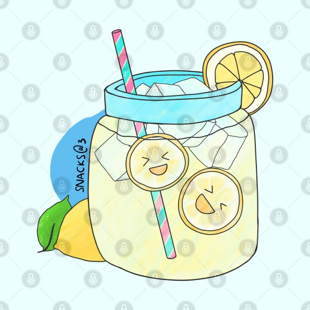 Cool Refreshing Lemonade by Snacks At 3