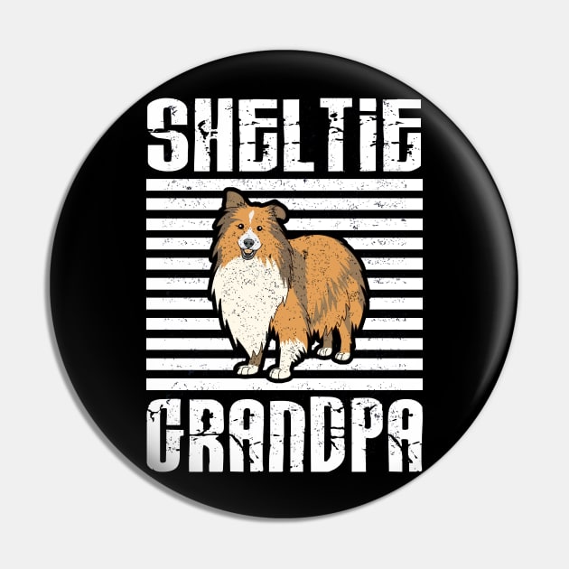 Sheltie Grandpa Proud Dogs Pin by aaltadel