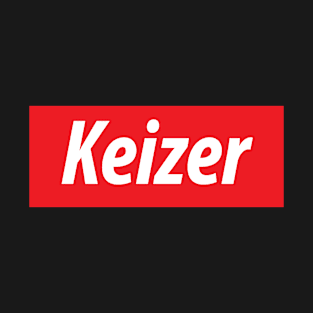 ​ 'Keizer' Oregon USA white text on a red background T-Shirt