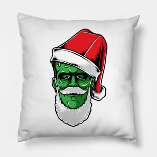 frankenstein mask christmas Pillow