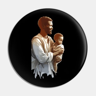 Afrocentric Father And Son Pin