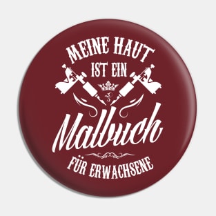 Meine haut - ein malbuch für erwachsene Pin