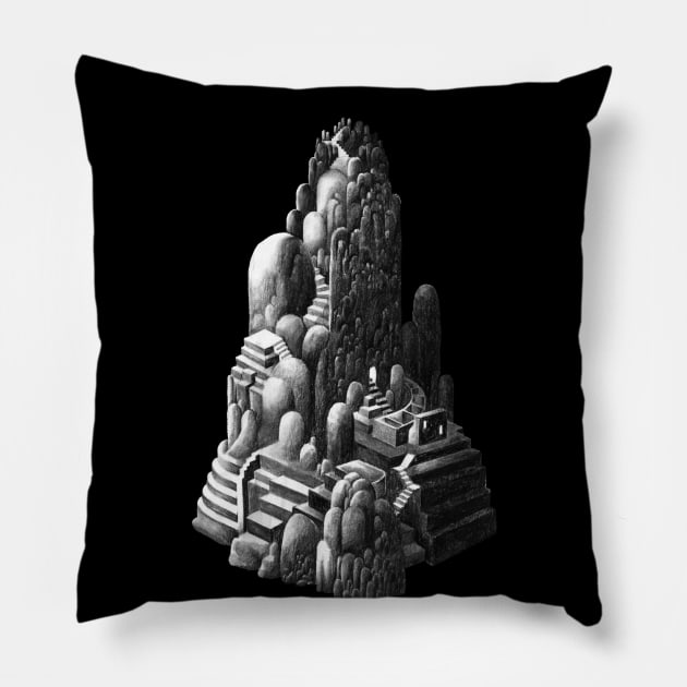 the Holy Mountain Pillow by Fong