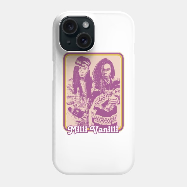 Milli Vanilli \/\ Vintage Style 90s Aesthetic Design Phone Case by DankFutura