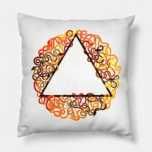 Triangle Snake Nest Pillow