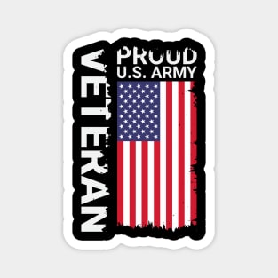 Proud us army veteran design Magnet