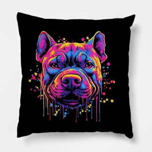 Pitbull Paintball Pillow