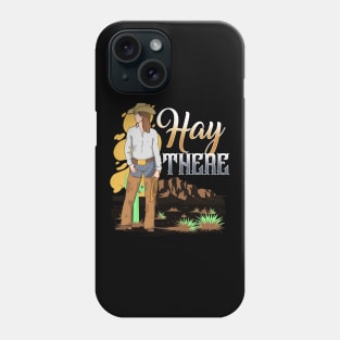 Hay There I Equestrian Pony Horse Lover Phone Case