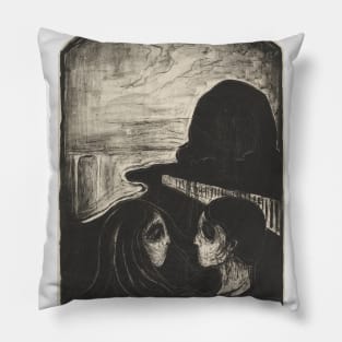 Munch art painting for dark souls lovers Pillow