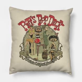 Pete's Poop Deck 1957 Pillow