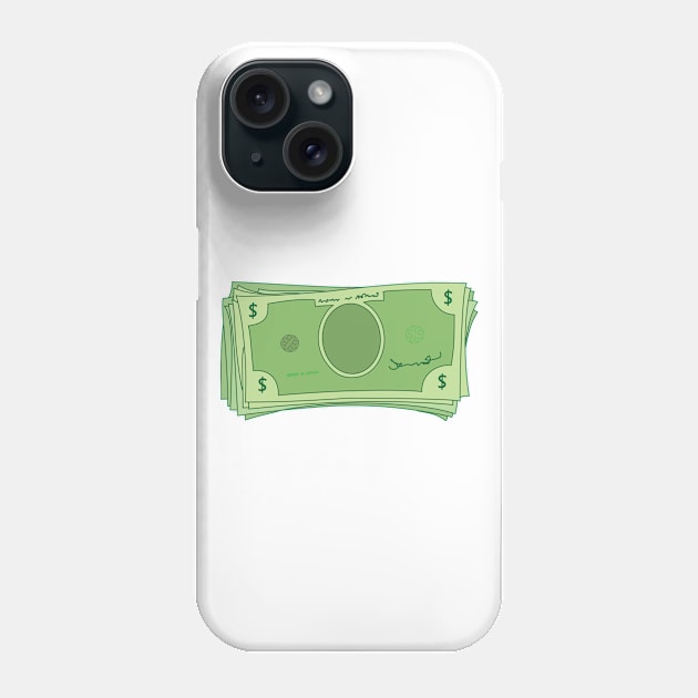 Wad of Cash Phone Case by shabidahuh31