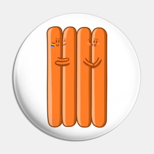 Sausage hug Pin