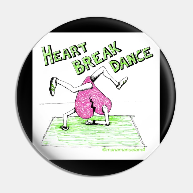 Heart Break Dance Pin by MANUELA EN LLAMAS!