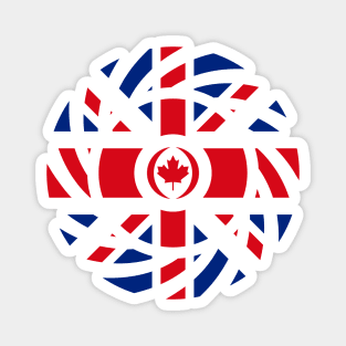 British Canadian Multinational Patriot Flag Series Magnet