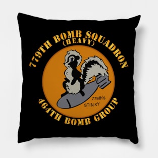 779th Bomb Squadron - 464th BG - WWII Pillow