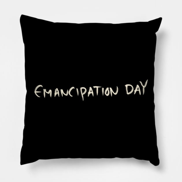 Emancipation Day Pillow by Saestu Mbathi