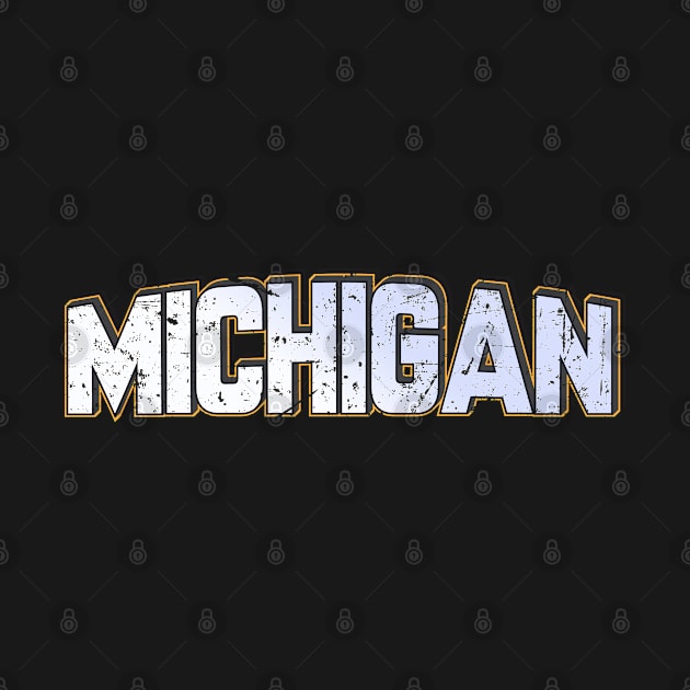 Michigan Vintage Gift by UranusArts