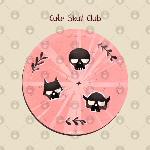 Cute Skull Club (with Bg) by Meruod