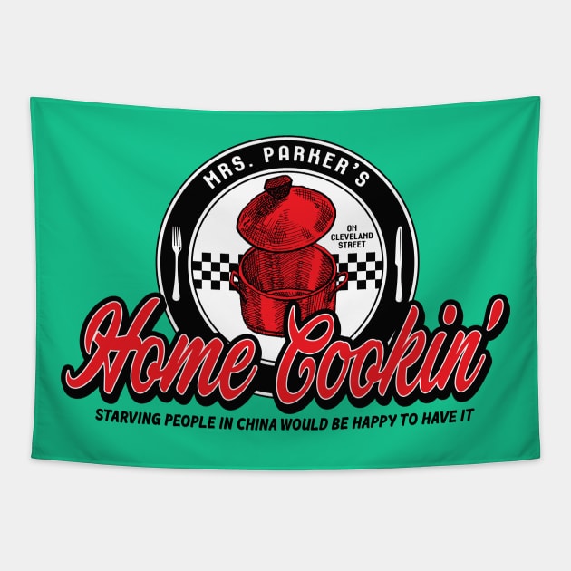 Mrs Parker's Home Cookin' Tapestry by BrainSmash