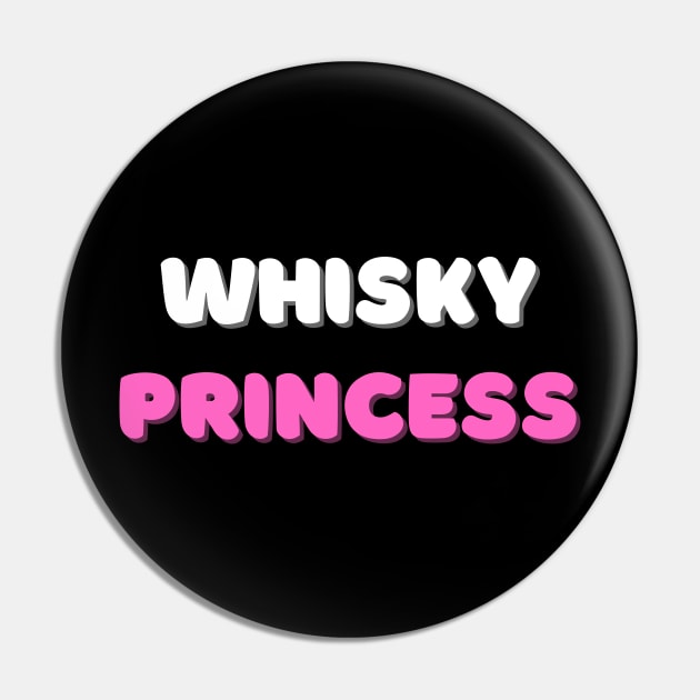 Whisky Princess Pin by MaltyShirts