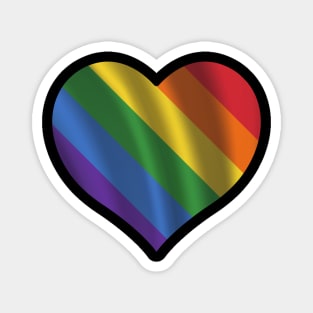 Rainbow Heart Magnet