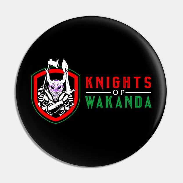 Knights of wakanda horizontal Pin by Simply_samurai