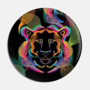 Neon Lion Blend Pin