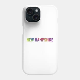 New Hampshire Tie dye Jersey Letters Phone Case