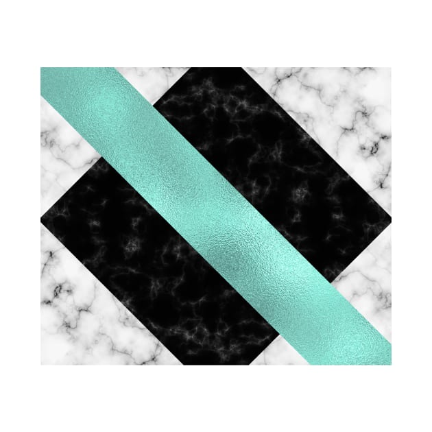 Mint marble VI by marbleco