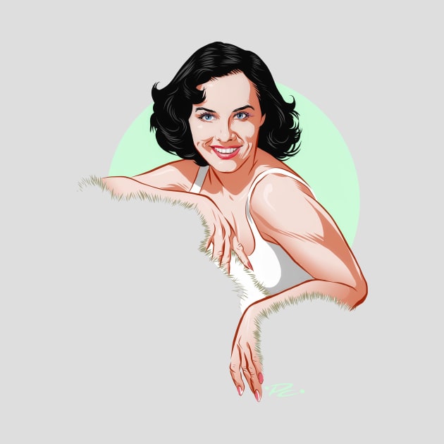 Paulette Goddard - An illustration by Paul Cemmick by PLAYDIGITAL2020