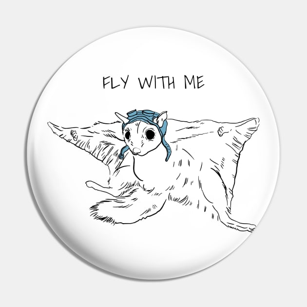 Fly with Me Pin by Pacific West