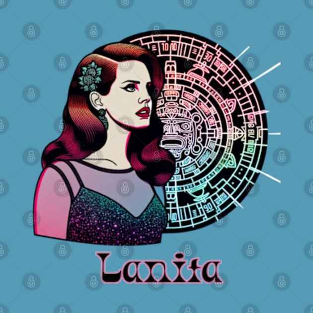 Lana Del Rey - Lanita (for light colors) by Tiger Mountain Design Co.