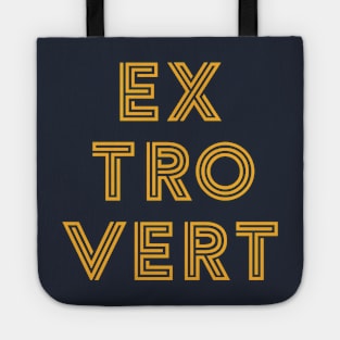 Extrovert - Yellow Print Tote