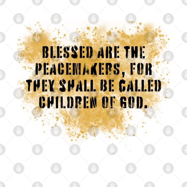 Blessed Peacemakers by threadsjam