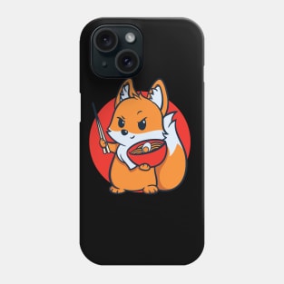 Fox Eating Ramen Phone Case