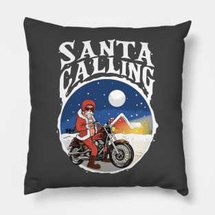 Santa Calling Ride Pillow