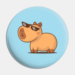 Cool Capybara Pin