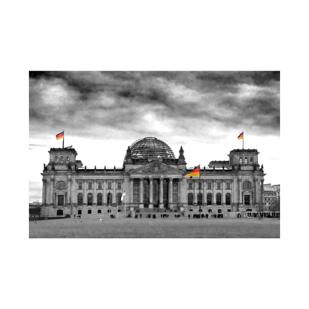 Reichstag Building Deutscher Bundestag Berlin Germany by AndyEvansPhotos