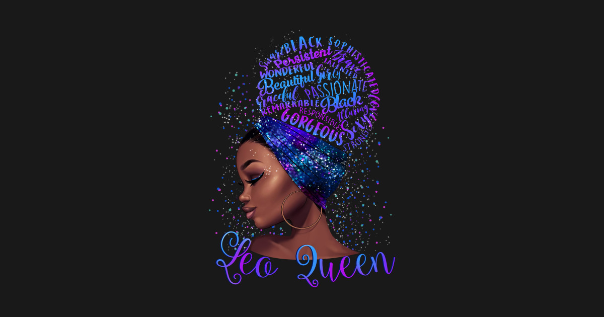 Leo Girl Shirt Black Queen Was Born in Leo Birthday Gifts ...