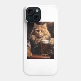 Funny Cat Beer Phone Case