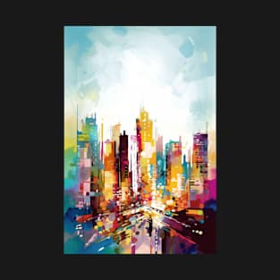 Abstract Cityscape T-Shirt