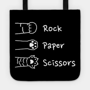 Rock Paper Scissors Cat Paw Tote